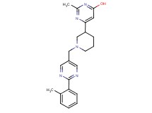 2-methyl-6-(1-{[2-(2-methylphenyl)pyrimidin-5-yl]methyl}piperidin-3-yl)pyrimidin-4-ol