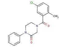 4-(5-chloro-2-methylbenzoyl)-1-phenyl-2-piperazinone