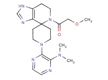 3-[5-(methoxyacetyl)-1,5,6,7-tetrahydro-1'H-spiro[imidazo[4,5-c]pyridine-4,4'-piperidin]-1'-yl]-N,N-dimethylpyrazin-2-amine