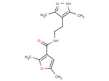 N-[2-(3,5-dimethyl-1H-pyrazol-4-yl)ethyl]-2,5-dimethyl-3-furamide