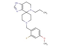 1'-(2-fluoro-4-methoxybenzyl)-5-propyl-1,5,6,7-tetrahydrospiro[imidazo[4,5-c]pyridine-4,4'-piperidine]