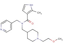 N-{[1-(2-methoxyethyl)piperidin-4-yl]methyl}-2-methyl-N-(pyridin-4-ylmethyl)-1H-pyrrole-3-carboxamide