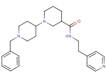 1'-benzyl-N-[2-(4-pyridinyl)ethyl]-1,4'-bipiperidine-3-carboxamide