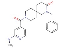 2-benzyl-9-[2-(methylamino)isonicotinoyl]-2,9-diazaspiro[5.5]undecan-3-one