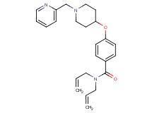 N,N-diallyl-4-{[1-(2-pyridinylmethyl)-4-piperidinyl]oxy}benzamide