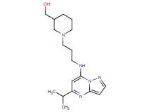 (1-{3-[(5-isopropylpyrazolo[1,5-a]pyrimidin-7-yl)amino]propyl}-3-piperidinyl)methanol