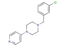 1-(3-chlorobenzyl)-4-(4-pyridinyl)piperazine