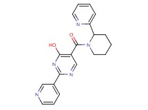 2-pyridin-3-yl-5-[(2-pyridin-2-ylpiperidin-1-yl)carbonyl]pyrimidin-4-ol