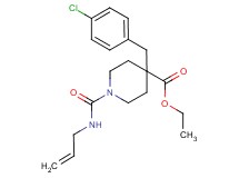 ethyl 1-[(allylamino)carbonyl]-4-(4-chlorobenzyl)-4-piperidinecarboxylate