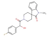 1'-[(4-fluorophenyl)(hydroxy)acetyl]-1-methylspiro[indole-3,4'-piperidin]-2(1H)-one
