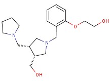 2-(2-{[(3R*,4R*)-3-(hydroxymethyl)-4-(pyrrolidin-1-ylmethyl)pyrrolidin-1-yl]methyl}phenoxy)ethanol
