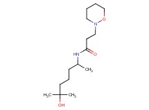 N-(5-hydroxy-1,5-dimethylhexyl)-3-(1,2-oxazinan-2-yl)propanamide