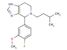 4-(4-fluoro-3-methoxyphenyl)-5-(3-methylbutyl)-4,5,6,7-tetrahydro-1H-imidazo[4,5-c]pyridine