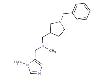 1-(1-benzylpyrrolidin-3-yl)-N-methyl-N-[(1-methyl-1H-imidazol-5-yl)methyl]methanamine
