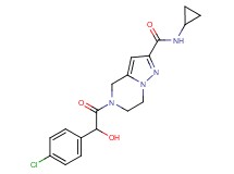 5-[(4-chlorophenyl)(hydroxy)acetyl]-N-cyclopropyl-4,5,6,7-tetrahydropyrazolo[1,5-a]pyrazine-2-carboxamide
