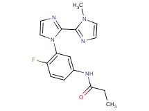 N-[4-fluoro-3-(1'-methyl-1H,1'H-2,2'-biimidazol-1-yl)phenyl]propanamide