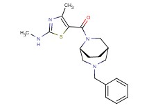5-{[(1S*,5R*)-3-benzyl-3,6-diazabicyclo[3.2.2]non-6-yl]carbonyl}-N,4-dimethyl-1,3-thiazol-2-amine