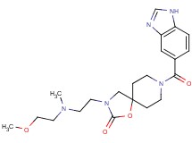 8-(1H-benzimidazol-5-ylcarbonyl)-3-{2-[(2-methoxyethyl)(methyl)amino]ethyl}-1-oxa-3,8-diazaspiro[4.5]decan-2-one