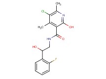 5-chloro-N-[2-(2-fluorophenyl)-2-hydroxyethyl]-2-hydroxy-4,6-dimethylnicotinamide