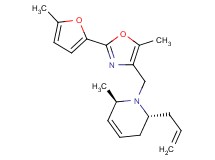 (2R*,6R*)-2-allyl-6-methyl-1-{[5-methyl-2-(5-methyl-2-furyl)-1,3-oxazol-4-yl]methyl}-1,2,3,6-tetrahydropyridine