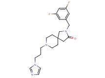2-(3,5-difluorobenzyl)-8-[3-(1H-imidazol-1-yl)propyl]-2,8-diazaspiro[4.5]decan-3-one