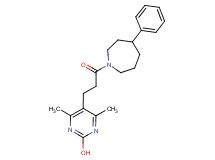 4,6-dimethyl-5-[3-oxo-3-(4-phenylazepan-1-yl)propyl]pyrimidin-2-ol