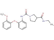 N~3~-ethyl-N~1~-[2-(2-methoxyphenoxy)phenyl]pyrrolidine-1,3-dicarboxamide