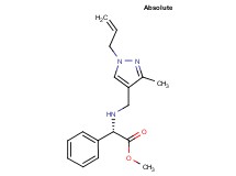 methyl (2S)-{[(1-allyl-3-methyl-1H-pyrazol-4-yl)methyl]amino}(phenyl)acetate