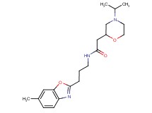 2-(4-isopropylmorpholin-2-yl)-N-[3-(6-methyl-1,3-benzoxazol-2-yl)propyl]acetamide