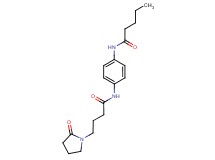 N-(4-{[4-(2-oxopyrrolidin-1-yl)butanoyl]amino}phenyl)pentanamide
