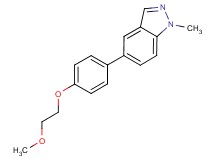 5-[4-(2-methoxyethoxy)phenyl]-1-methyl-1H-indazole