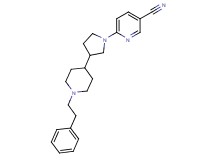 6-{3-[1-(2-phenylethyl)-4-piperidinyl]-1-pyrrolidinyl}nicotinonitrile