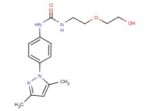 N-[4-(3,5-dimethyl-1H-pyrazol-1-yl)phenyl]-N'-[2-(2-hydroxyethoxy)ethyl]urea