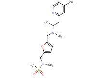 N-methyl-N-{[5-({methyl[1-methyl-2-(4-methylpyridin-2-yl)ethyl]amino}methyl)-2-furyl]methyl}methanesulfonamide