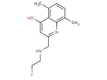 2-{[(2-fluoroethyl)amino]methyl}-5,8-dimethylquinolin-4-ol