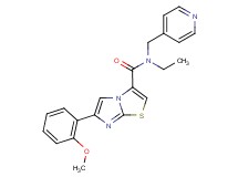 N-ethyl-6-(2-methoxyphenyl)-N-(pyridin-4-ylmethyl)imidazo[2,1-b][1,3]thiazole-3-carboxamide