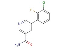 5-(3-chloro-2-fluorophenyl)nicotinamide