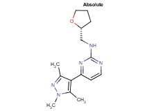 N-[(2R)-tetrahydrofuran-2-ylmethyl]-4-(1,3,5-trimethyl-1H-pyrazol-4-yl)pyrimidin-2-amine