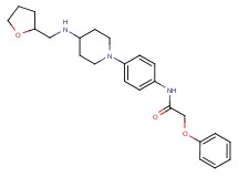 2-phenoxy-N-(4-{4-[(tetrahydro-2-furanylmethyl)amino]-1-piperidinyl}phenyl)acetamide