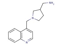 {[1-(4-quinolinylmethyl)-3-pyrrolidinyl]methyl}amine dihydrochloride