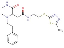 N-{2-[(5-methyl-1,3,4-thiadiazol-2-yl)thio]ethyl}-2-[3-oxo-1-(2-phenylethyl)-2-piperazinyl]acetamide