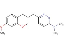 6-[(7-methoxy-3,4-dihydro-2H-chromen-3-yl)methyl]-N,N-dimethylpyridazin-3-amine