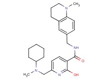 6-{[cyclohexyl(methyl)amino]methyl}-2-hydroxy-N-[(1-methyl-1,2,3,4-tetrahydro-6-quinolinyl)methyl]nicotinamide