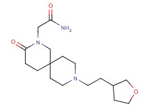 2-{3-oxo-9-[2-(tetrahydro-3-furanyl)ethyl]-2,9-diazaspiro[5.5]undec-2-yl}acetamide