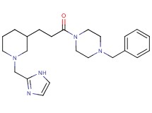 1-benzyl-4-{3-[1-(1H-imidazol-2-ylmethyl)-3-piperidinyl]propanoyl}piperazine
