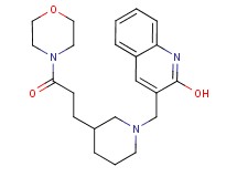 3-({3-[3-(4-morpholinyl)-3-oxopropyl]-1-piperidinyl}methyl)-2-quinolinol