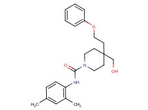 N-(2,4-dimethylphenyl)-4-(hydroxymethyl)-4-(2-phenoxyethyl)-1-piperidinecarboxamide