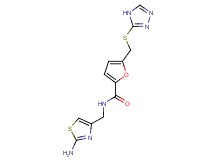 N-[(2-amino-1,3-thiazol-4-yl)methyl]-5-[(4H-1,2,4-triazol-3-ylthio)methyl]-2-furamide