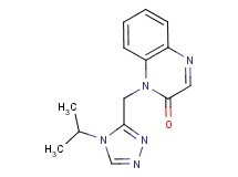 1-[(4-isopropyl-4H-1,2,4-triazol-3-yl)methyl]quinoxalin-2(1H)-one
