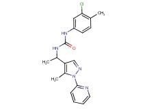 N-(3-chloro-4-methylphenyl)-N'-{1-[5-methyl-1-(2-pyridinyl)-1H-pyrazol-4-yl]ethyl}urea